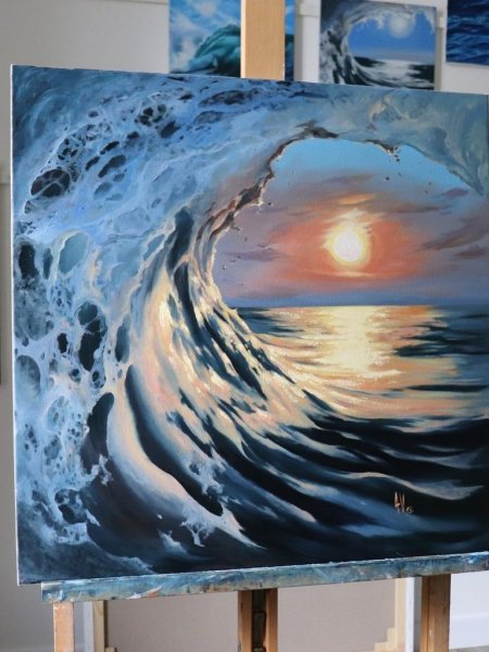 Картины крупными мазками