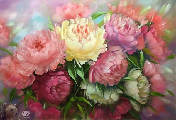 Смирнова Ирина картины пионы