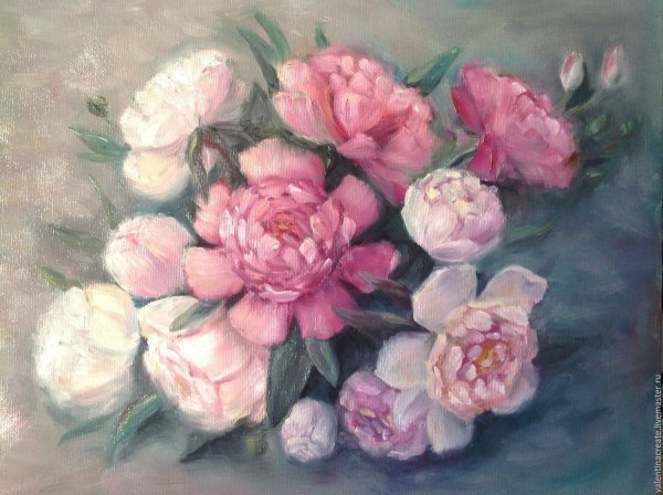 Картины Жанны Когай пионы