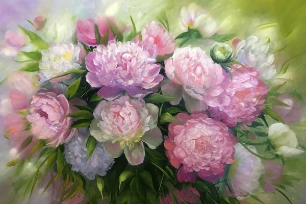 Художник Марусова Татьяна пионы