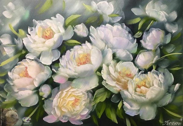 Пьер Жарье пионы