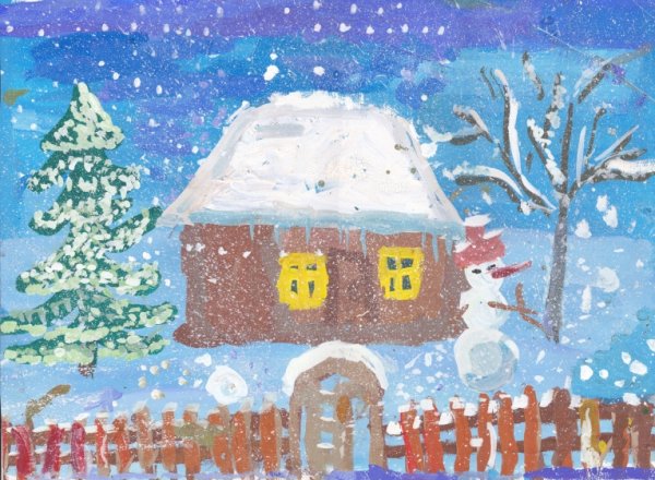 Зимние рисунки