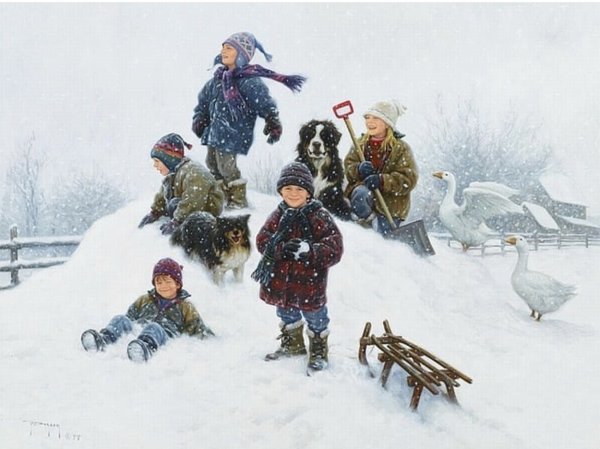 Роберт Дункан художник зимние