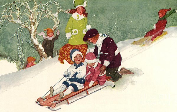 Сюжетная картина на Горке