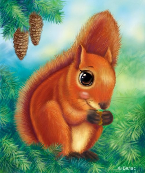 Мультяшные белки