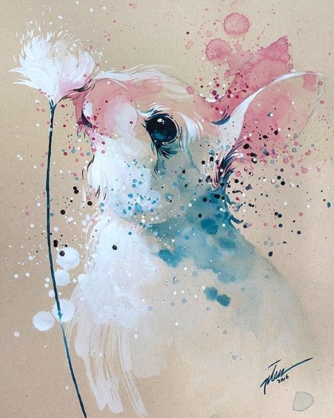 Тилен ти акварель