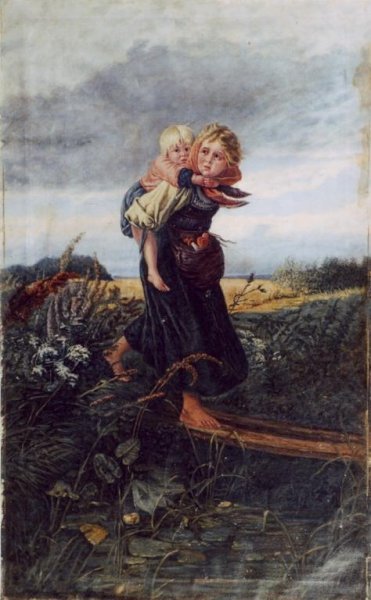 Дети, бегущие от грозы, 1872