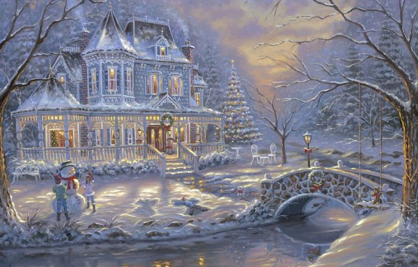 Картины Nicky Boehme Рождественские
