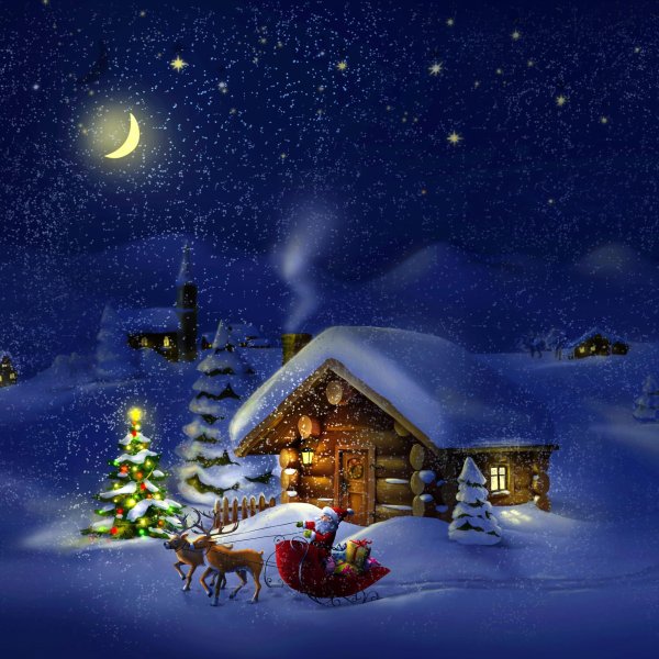 Сказочный новогодний дом