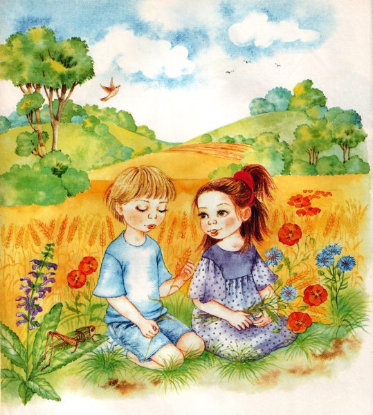 Сюжетная картина лето