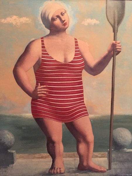 Баба с веслом картина