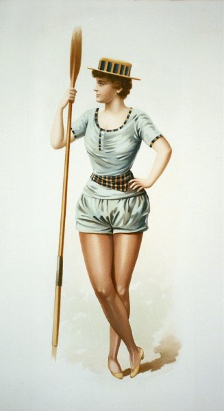 Девушка с веслом картина