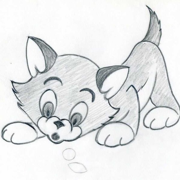 Роза карандашом