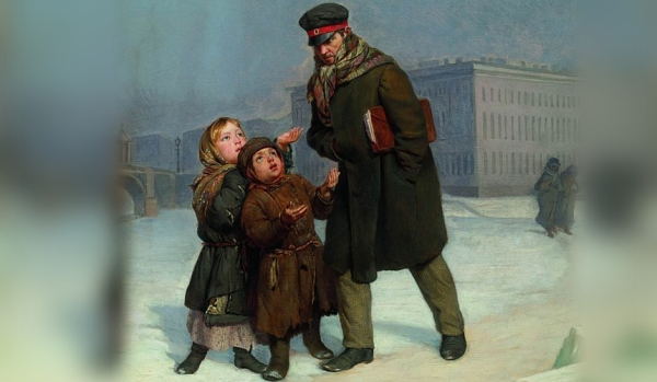 «Спящие дети». Василий Перов, 1870.