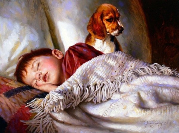 Американский художник Джим Дейли. Картины