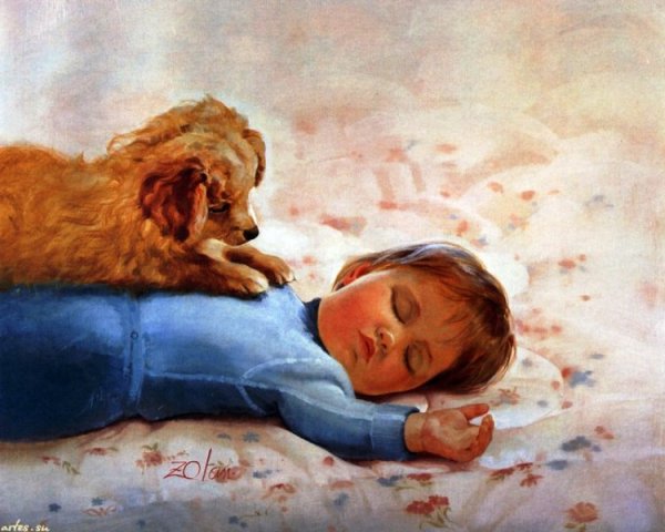 Картины Дональда Золана беззаботное детство