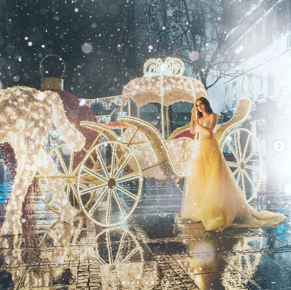 Девушка в карете