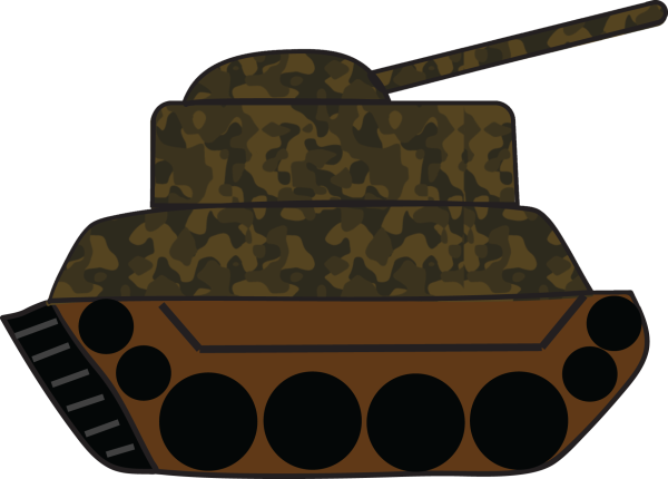 Танк клипарт для детей