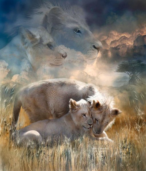 Цифровая живопись Кэрол Каваларис животные и птицы