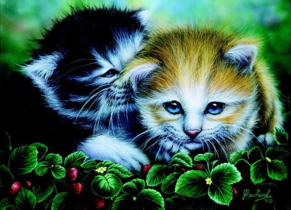 Художник Дженни Ньюленд коты