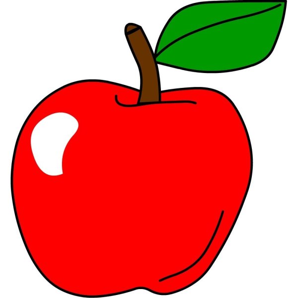 Яблоко картинки для детей нарисованные