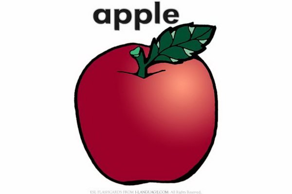 Яблоко на английском