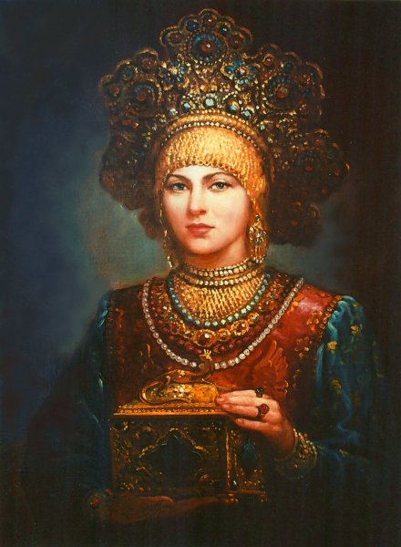 Константин Маковский Боярышня у окна