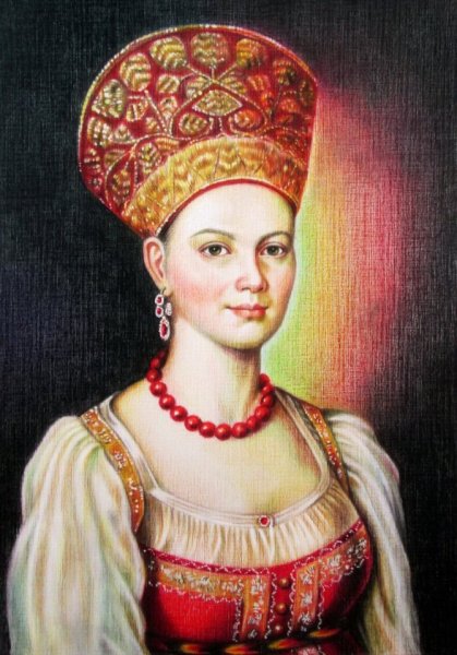 Илья Глазунов русская красавица