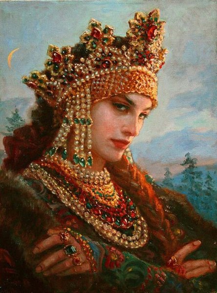 Андрей Алексеевич Шишкин картины кокошник