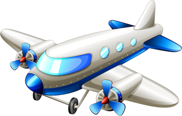 Самолет мультяшный