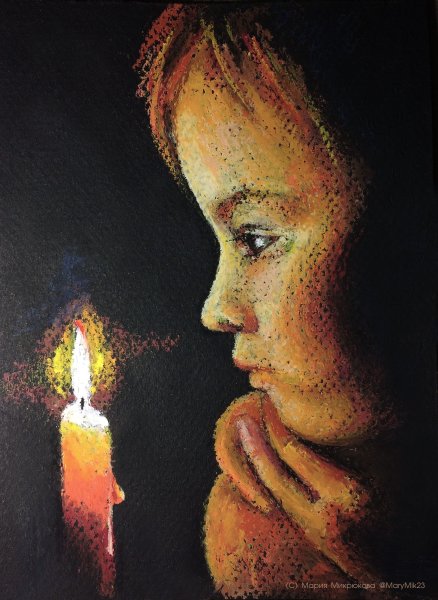 Девочка со свечкой
