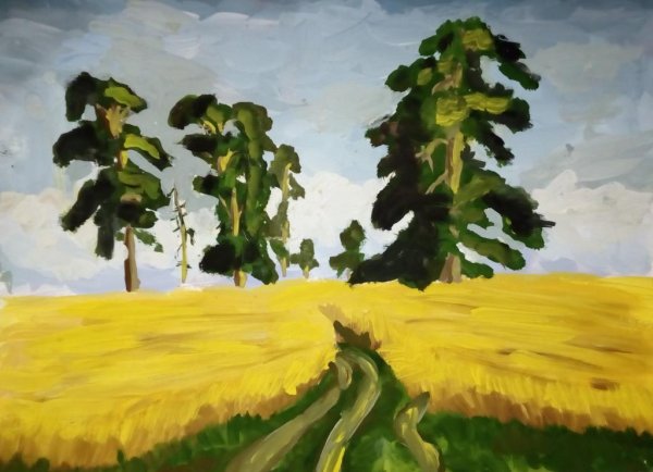 Техника рисования Шишкина