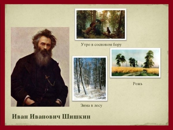 Портреты художников передвижников Шишкин