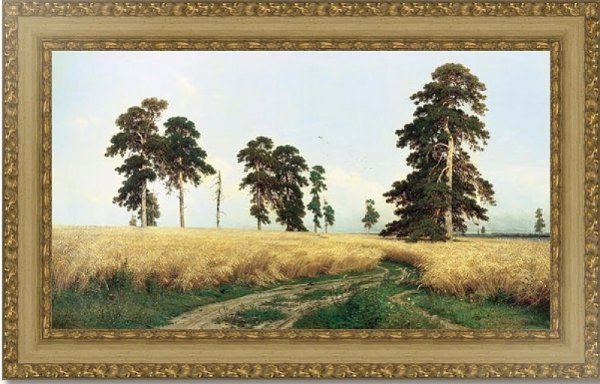 Шишкин рожь Третьяковская галерея