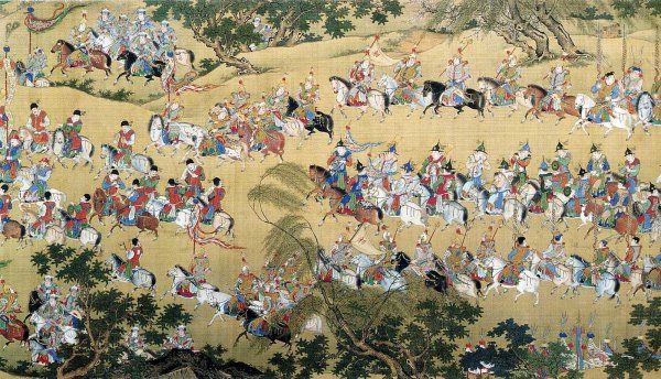 Картина 100 птиц фен шуй