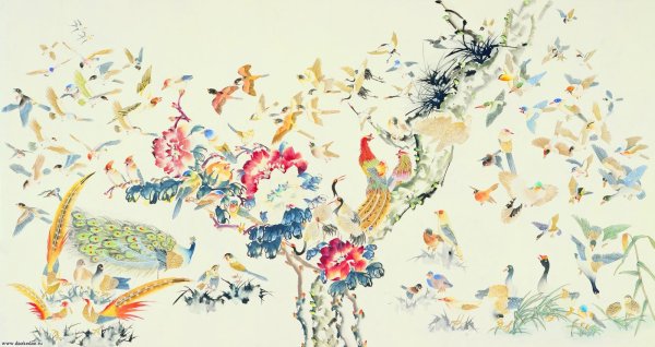 Младенец китайская картина