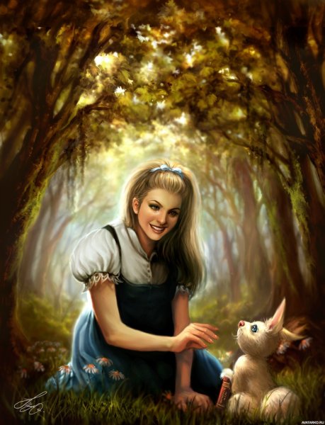 Девушка кролик