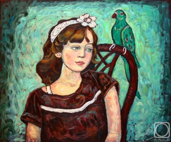 «Дама с попугаем». 1866