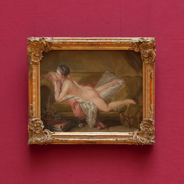 Франсуа Буше, «отдыхающая девушка», 1752