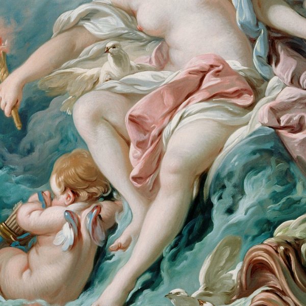 Франсуа Буше отдыхающая девушка