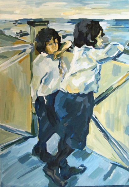 Серов дети Саша и Юра Серовы