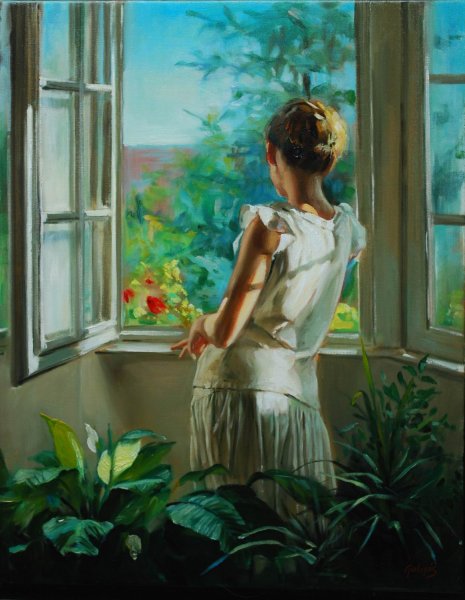 Женщина в окне