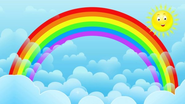 Радуга цветная для детей