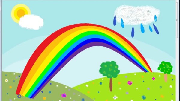 Радуга для детей 4 лет