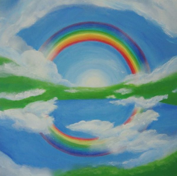 Радуга картина