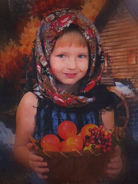 Девочка с ягодами