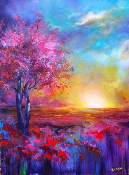 Картины акрилом