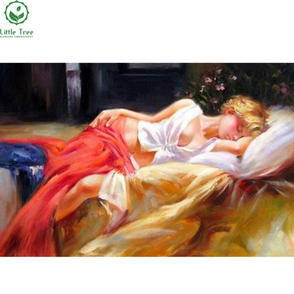 Сон девушки картина