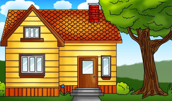 Нарисовать дом