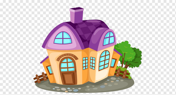 Красивый мультяшный дом